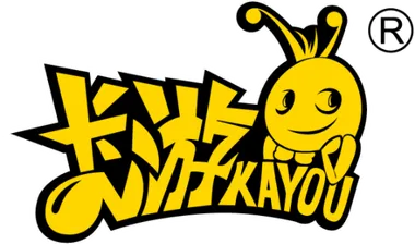 The Kayou logo, it's a friendly yellow ant