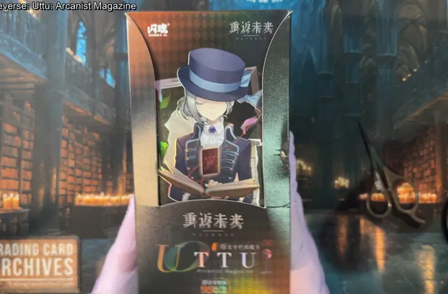 Holding the Shining Soul Reverse: 1999 UTTU Arcanist Magazine trading card box