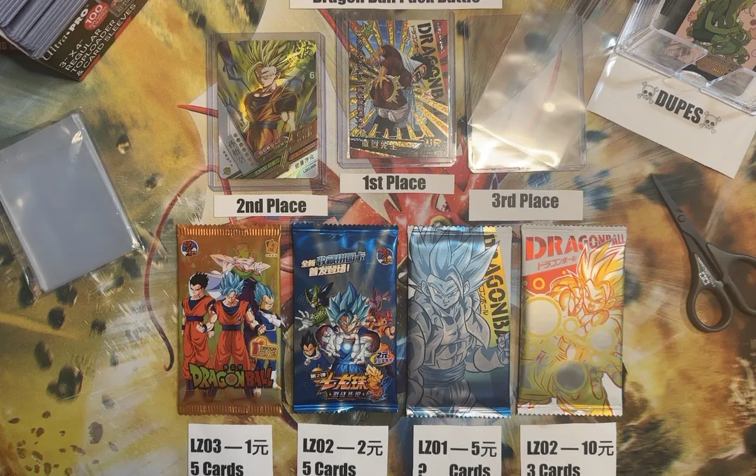 Dragon Ball Pack Battle: Which Pack has the Coolest Cards?
