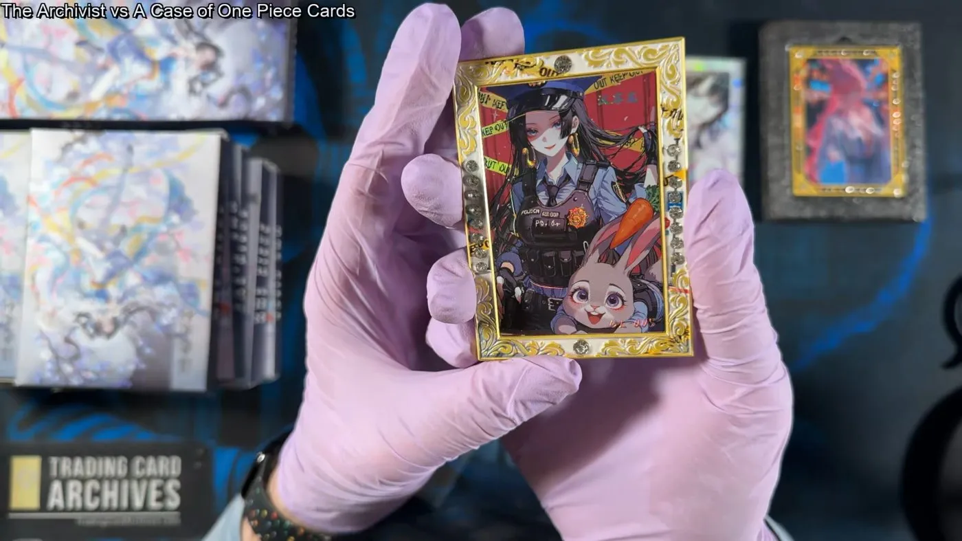 Judy Hopps from Zootopia as a One Piece metal card, serial numbered