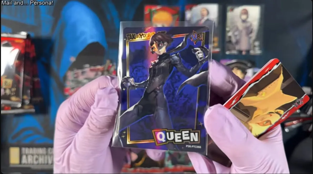 A high-rarity Persona 5 Royal "Queen" pose card.