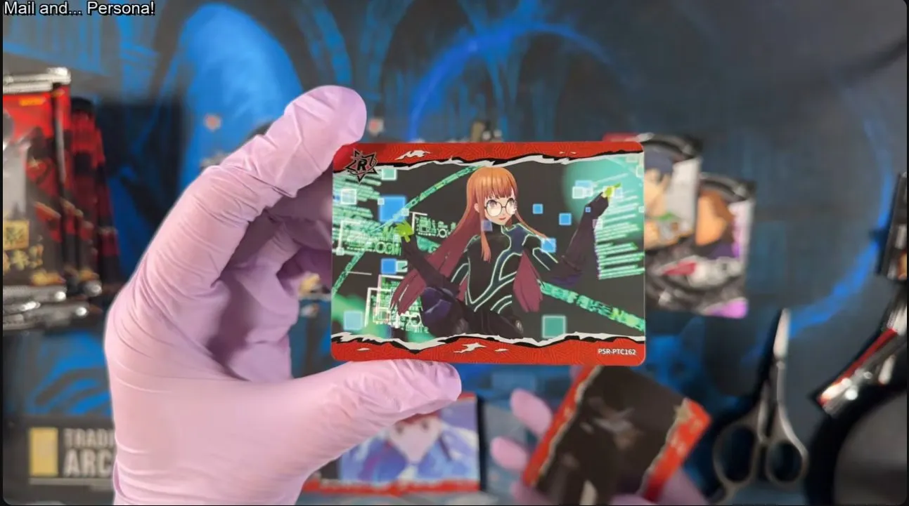 A rare Persona 5 Royal card featuring an animated scene from the game.