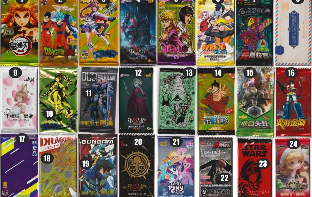 Wall of Packs! All my Packs In a Single Picture!