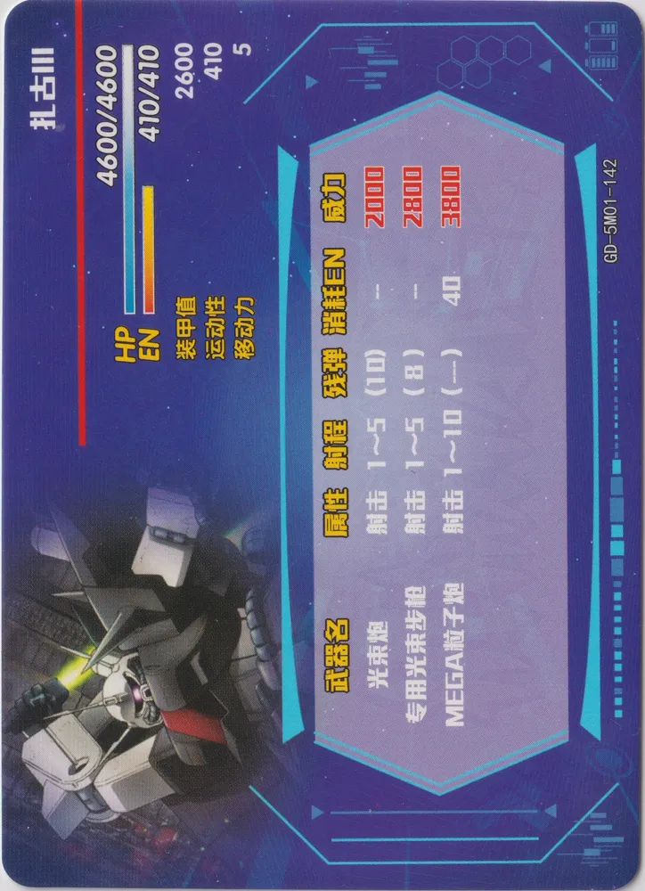 AMX-011 Zaku III: GD-5M01-142 view 2