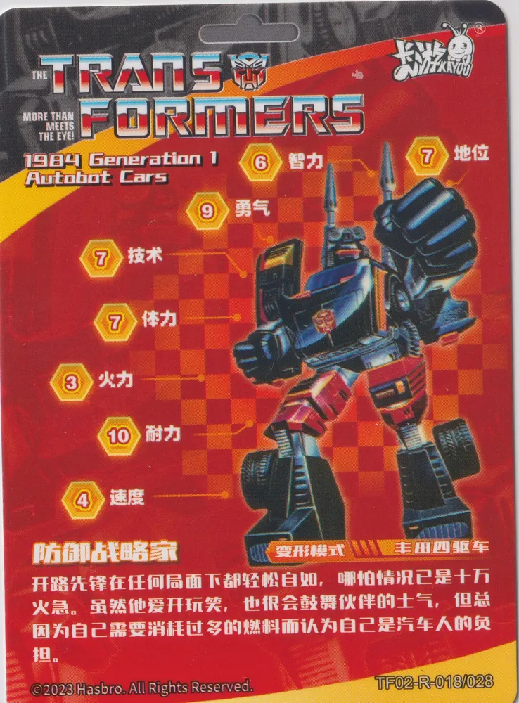 Kayou Transformers: TF02-R-018 view 2