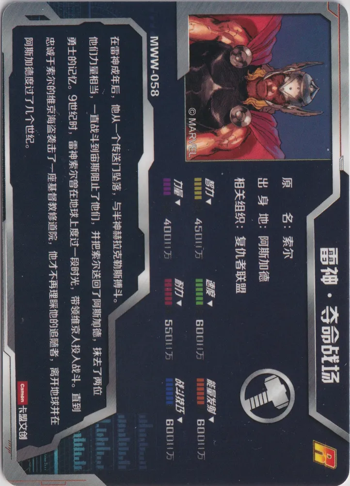 Camon Avengers, Thor: MWW-058 view 2
