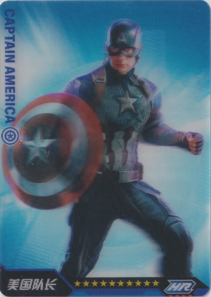 Kayou Hero Battle, 3D Promo, Captain America: MW3D-001