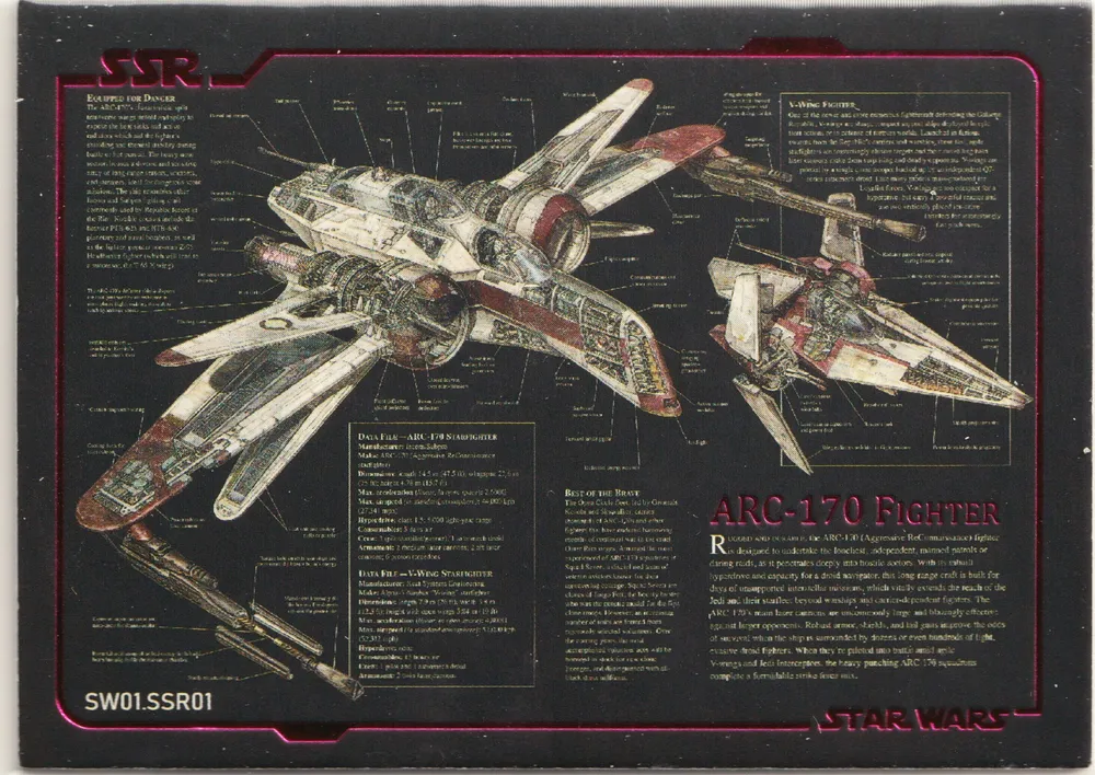 Star Wars 2023 Pre-Release, ARC-170: SW01.SSSR01