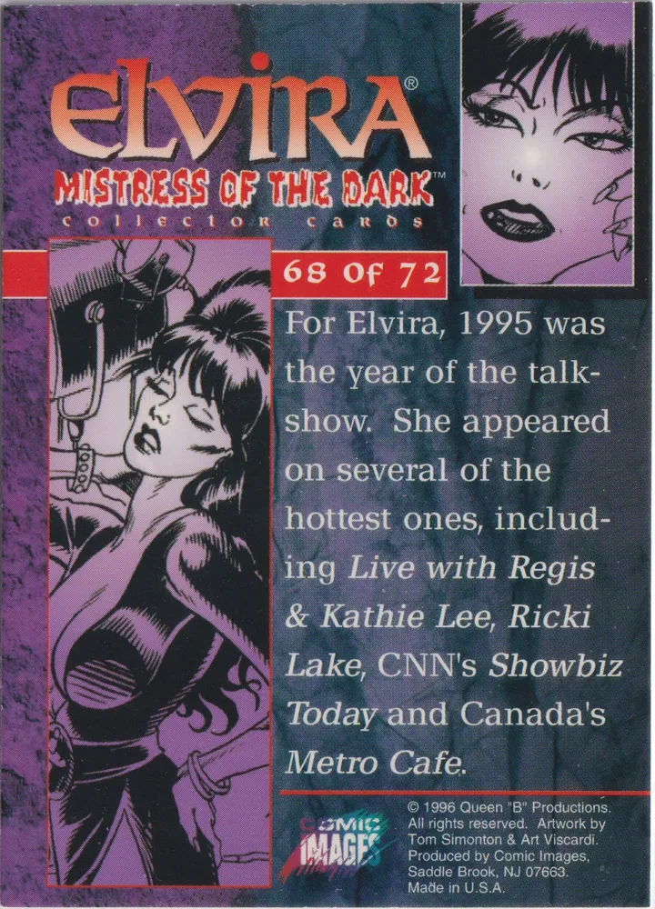 Elvira 68 of 72, Mistress of the Dark, Comic Images view 2