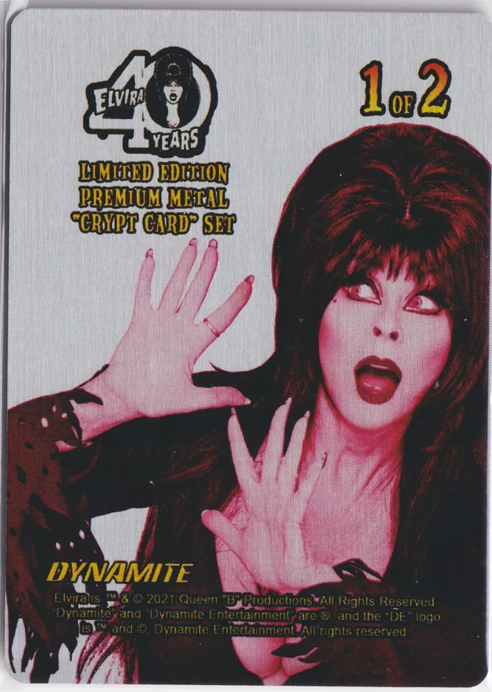 Elvira Metal Crypt Card 1 of 2 view 2