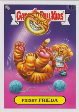 GPK Bookworms, Frisky Frieda: 59b