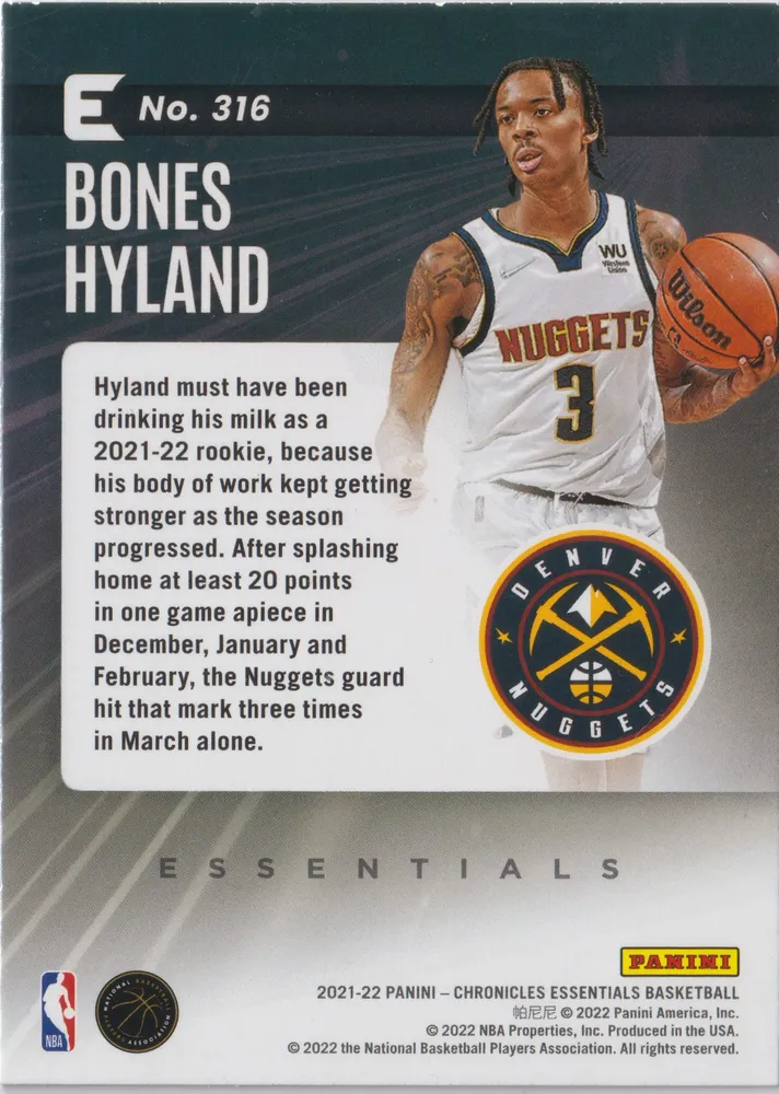 NBA Chronicles 316: Bones Hyland view 2