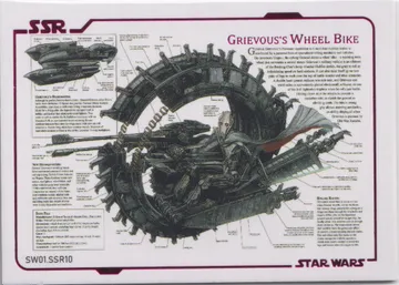 Star Wars 2023 Pre-Release, Grievous's Wheel Bike: SW01.SSR10