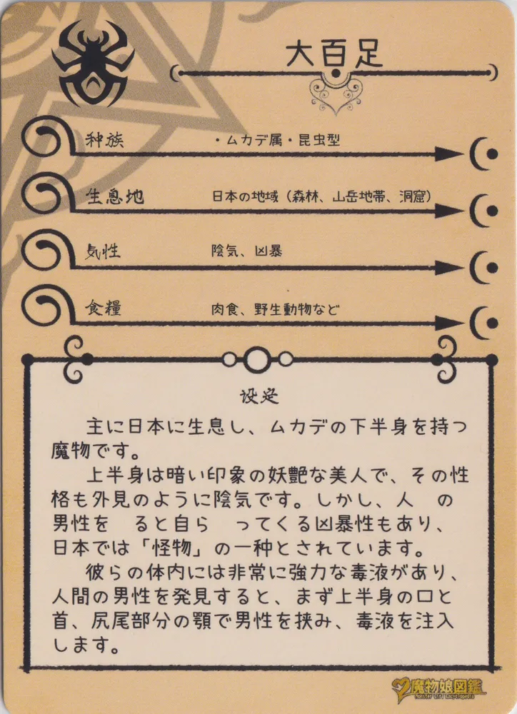 Monster Girl Encyclopedia: Centipede MG-058 view 2