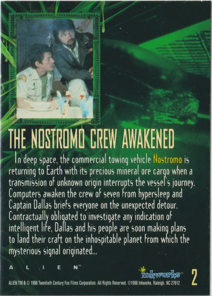 Alien Legacy: The Nostromo Crew Awakened - Card 2 view 2