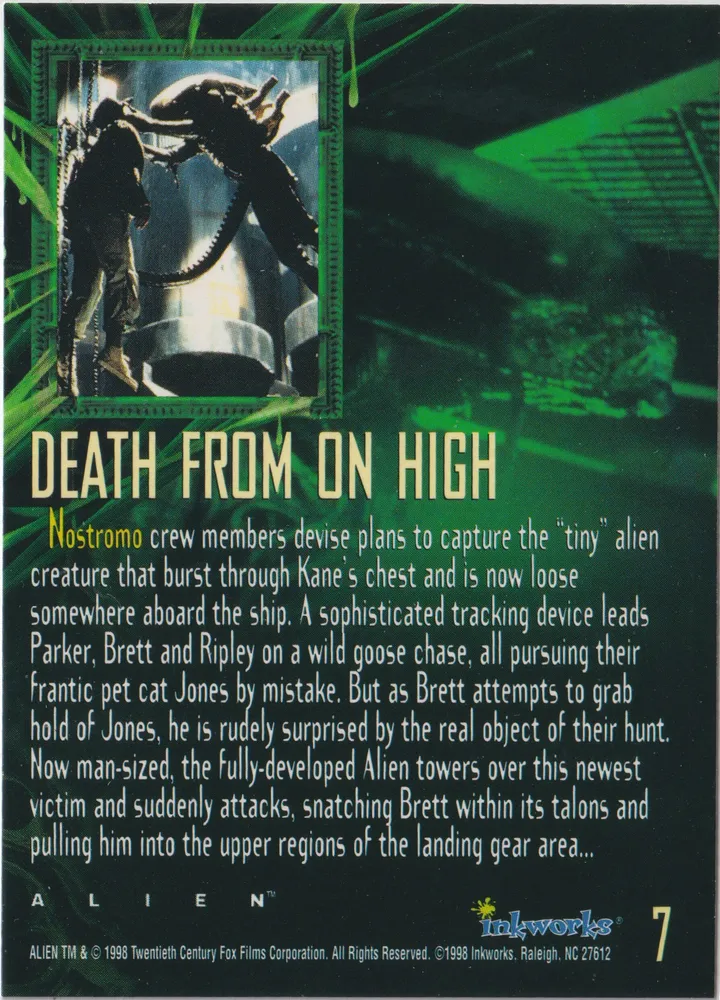 Alien Legacy: Death From On High - Card 7 view 2