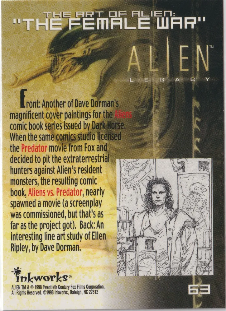 Alien Legacy: The Female War - Card 63 view 2