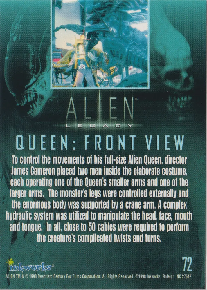 Alien Legacy: Queen Front View - Card 72 view 2