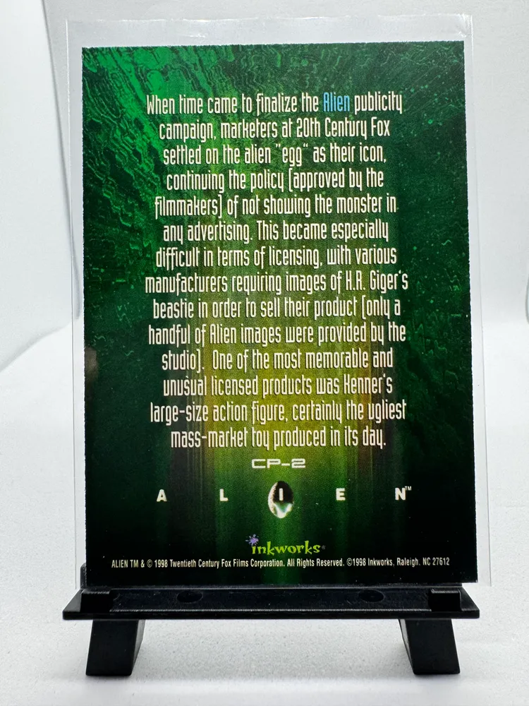 Alien, Alien (1979 film poster): CP-2 view 2