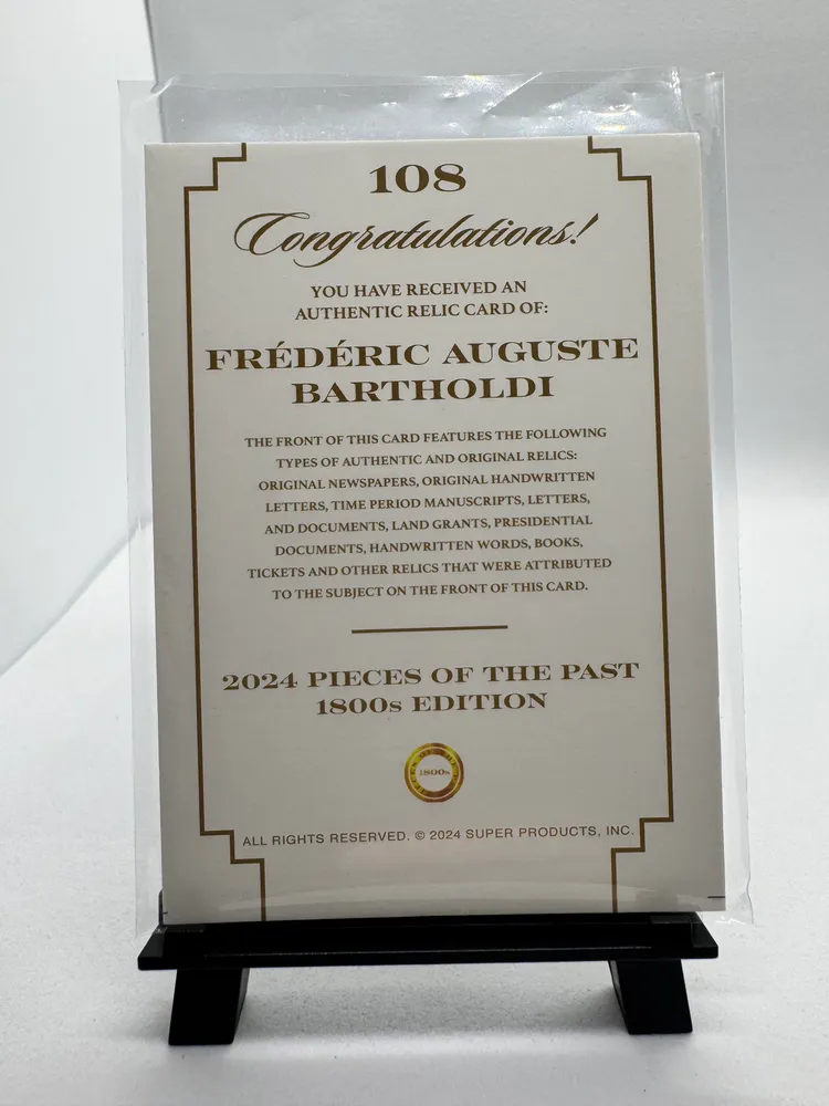 Pieces of the Past, Frederic Auguste Bartholdi: 108 view 2