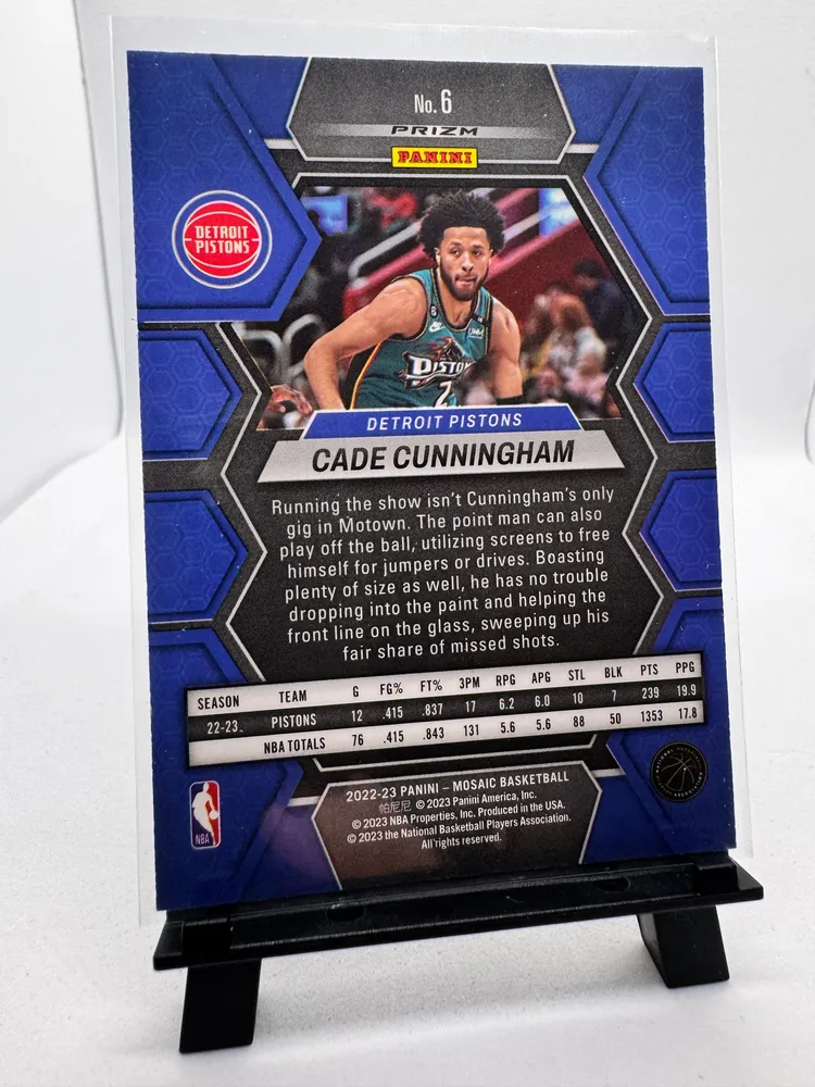 Sports Cards, Cade Cunningham: 6 view 2