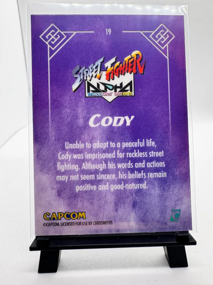 Street Fighter, Cody: 19 view 2