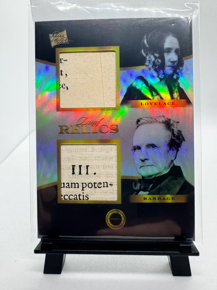 Pieces of the Past, Ada Lovelace & Charles Babbage: 174