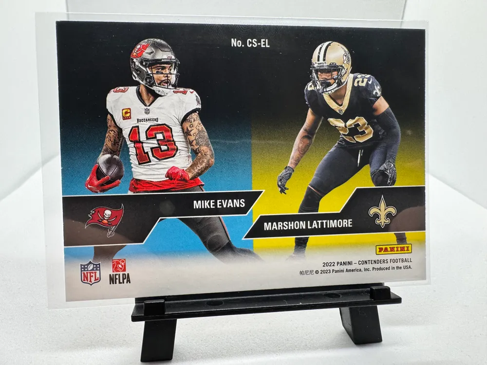 Sports Cards, Mike Evans / Marshon Lattimore: CS-EL view 2