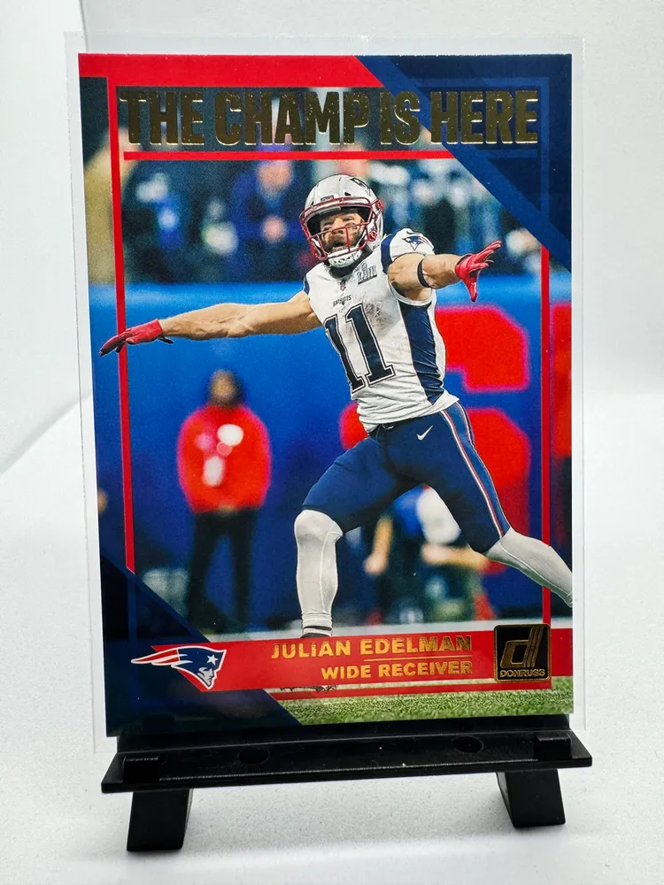 Sports Cards, Julian Edelman: CH-3