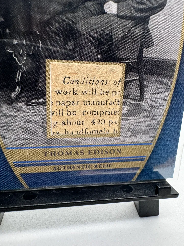 Historical, Thomas Edison: VSR-TE view 2