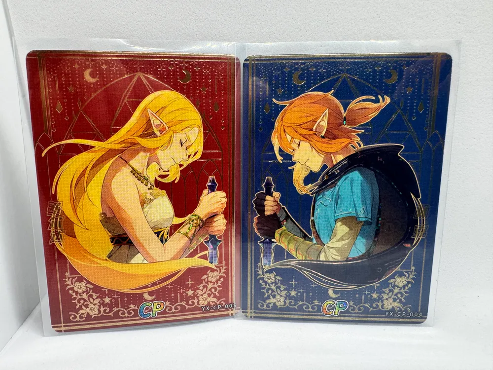 The Legend of Zelda, Zelda and Link (matched pair): YX-CP-004 / YX-CP-005