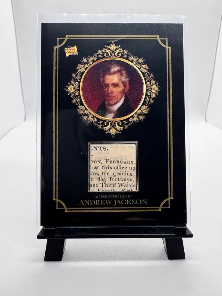 U.S. Presidents, Andrew Jackson: R-AJ1