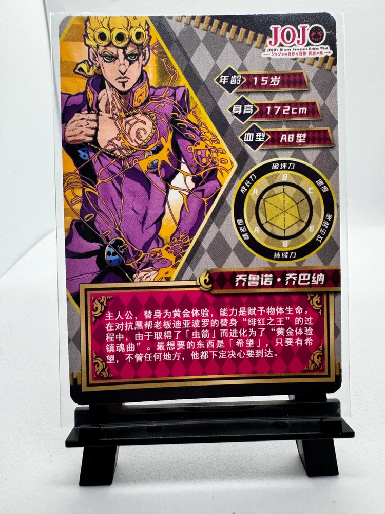 JoJo's Bizarre Adventure, Giorno Giovanna: JJ-UR-001 view 3