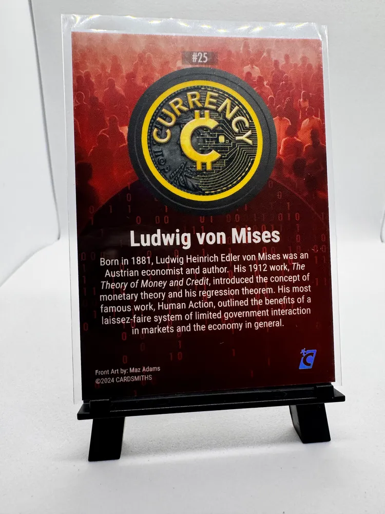 Cardsmiths, Ludwig von Mises: 25 view 2