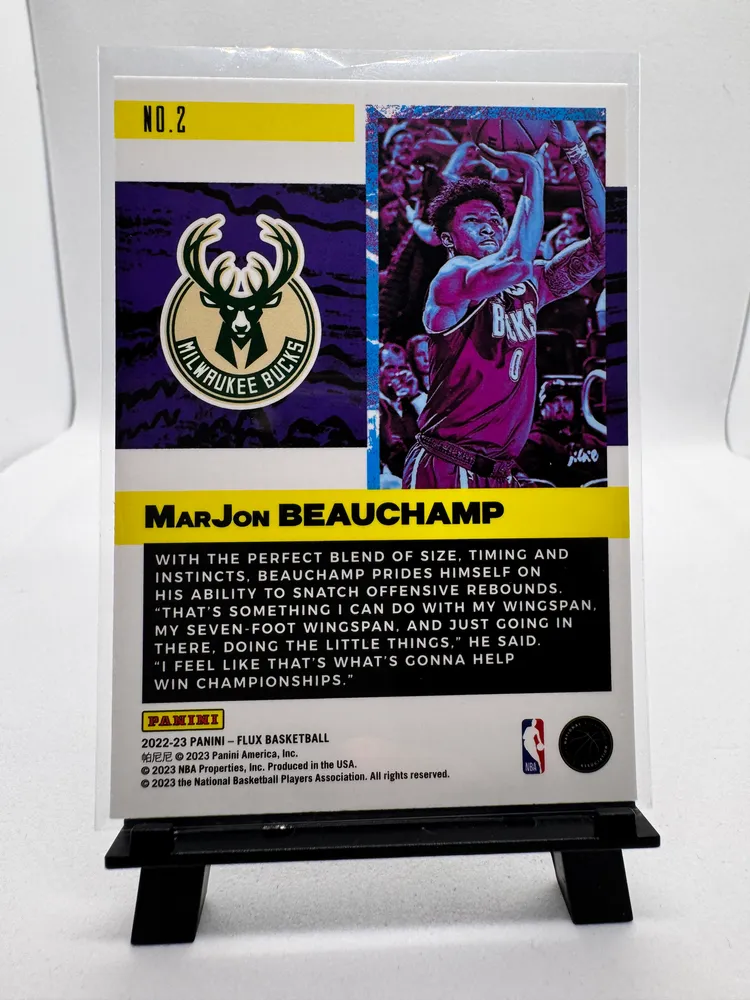 Sports Cards, MarJon Beauchamp: 2 view 2