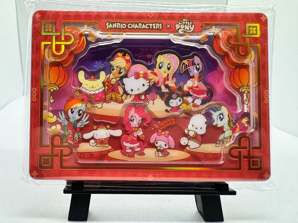My Little Pony, Mane 6 x Sanrio Characters (Hello Kitty, Kuromi, My Melody, Cinnamoroll, Pompompurin)