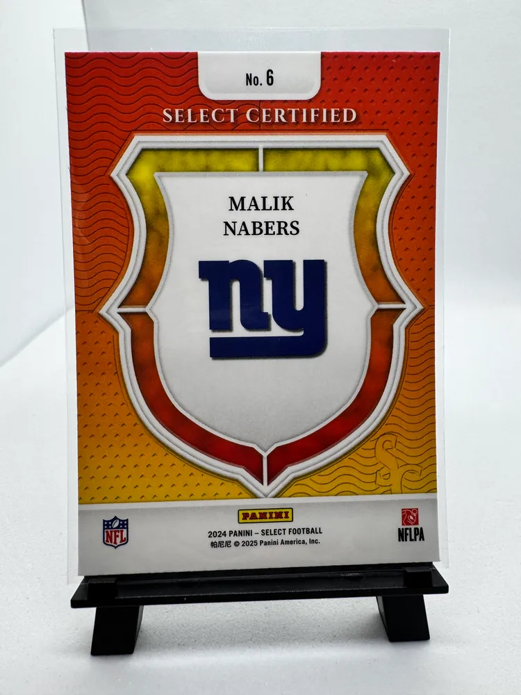 Sports Cards, Malik Nabers: 6 view 2