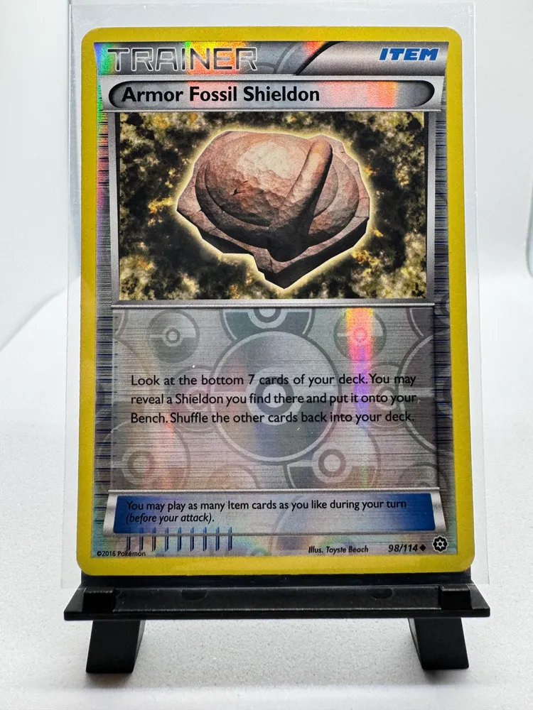 Pokemon, Armor Fossil (Shieldon) (Trainer-Item): 98/114