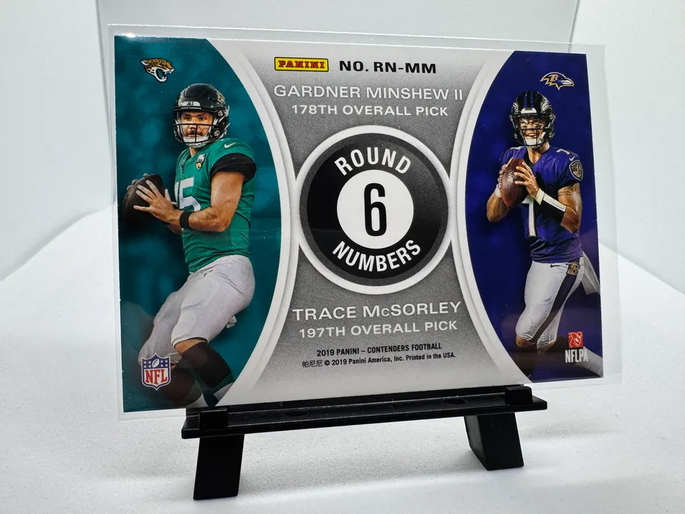 Sports Cards, Gardner Minshew II / Trace McSorley: RN-MM view 2