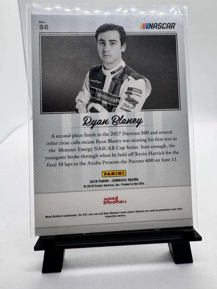 NASCAR Racing, Ryan Blaney (Wood Brothers Racing #21): S6 view 3