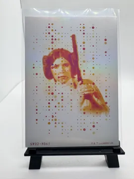 Star Wars, Princess Leia Organa (Carrie Fisher, A New Hope pose with blaster raised): SW02-N065