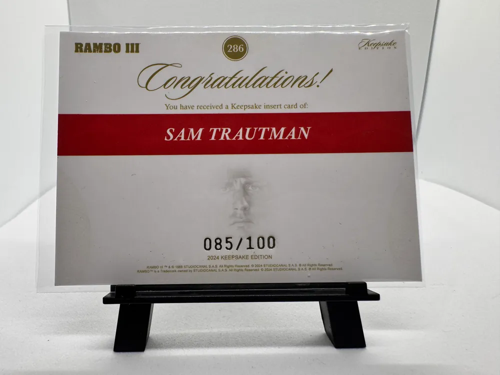 Film, Sam Trautman (Rambo III): 286 view 2