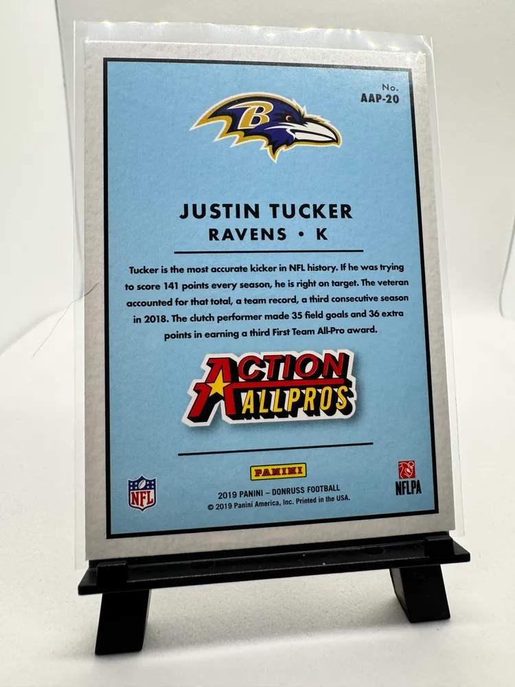 Sports Cards, Justin Tucker: AAP-20 view 2