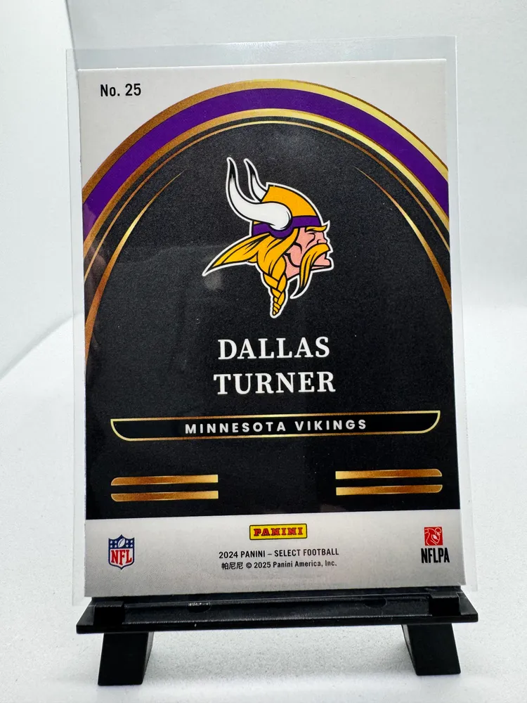 Sports Cards, Dallas Turner: 25 view 2